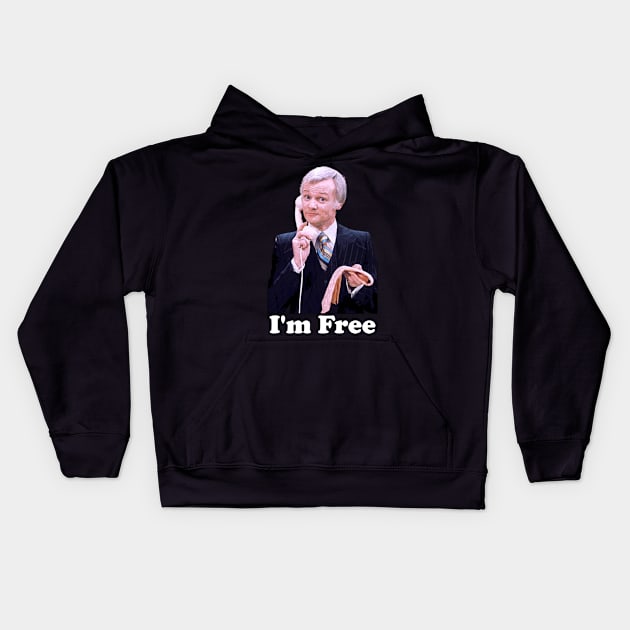 Mr Humphries I’m Free Kids Hoodie by NdasMet